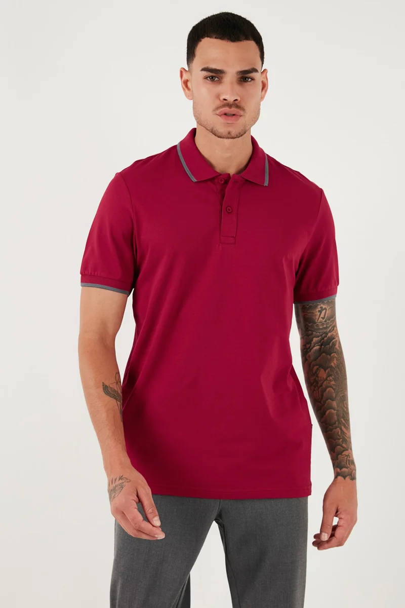 Buratti Cotton Regular Fit Polo Neck T Shirt Men's Polo Neck T Shirt 5902063