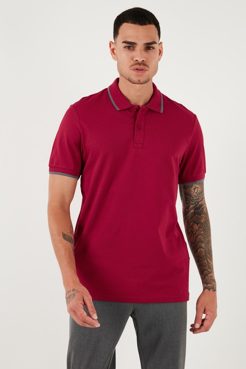 Buratti Cotton Regular Fit Polo Neck T Shirt Men's Polo Neck T Shirt 5902063  - Image 5