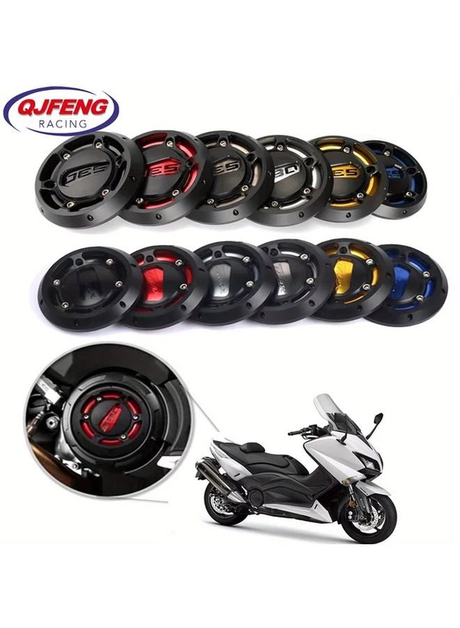 Silvery Motorcycle Engine Stator Cover Protector Guard Slider for TMAX 530 500 Models - Image 1