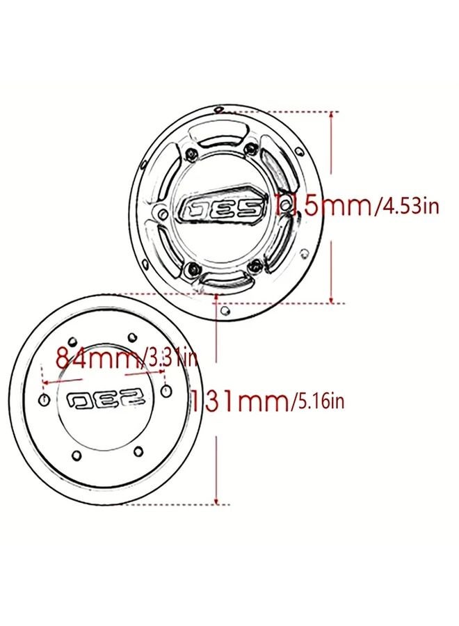 Silvery Motorcycle Engine Stator Cover Protector Guard Slider for TMAX 530 500 Models - Image 2