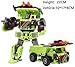 NBK Deformation Oversize Toys Robot Devastator Engineering Combiner 6 in 1 Action Figure Car Truck Model Gift for Kids Boys Green - Image 3