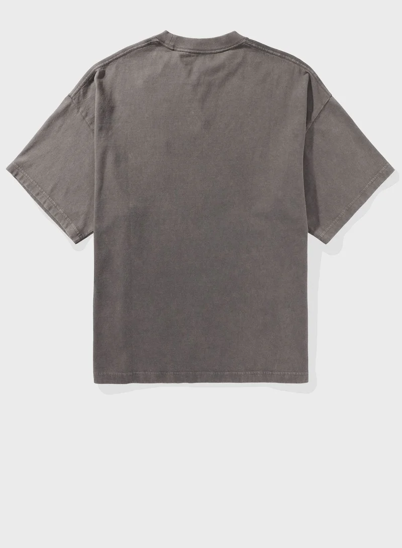 American Eagle Printed Crew Neck T-Shirt