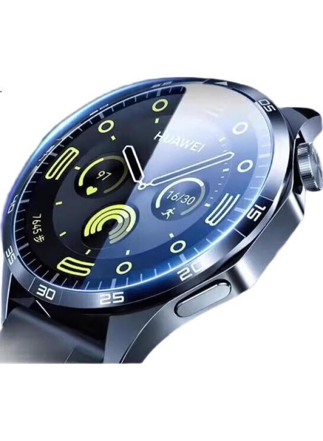 LANGLING [3 Pieces] Suitable For Huawei Watch Gt3 Pro Protective Film Huawei Watch Gt3 Pro/2 Pro Watch Tempered Film High Definition Full Coverage Anti-Drop Scratch-Resistant Light Fingerprint 46Mm - Image 2