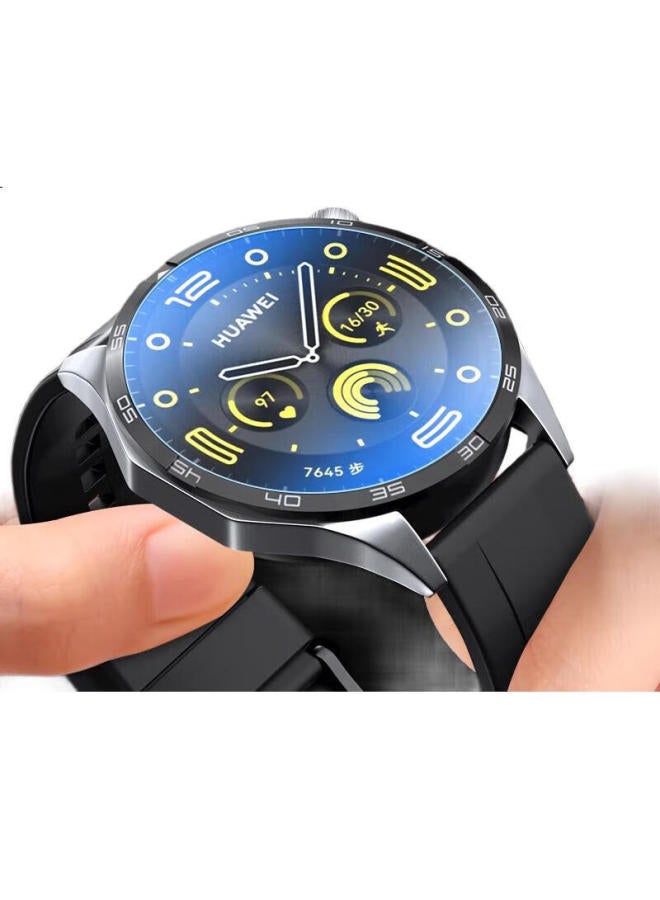 LANGLING [3 Pieces] Suitable For Huawei Watch Gt3 Pro Protective Film Huawei Watch Gt3 Pro/2 Pro Watch Tempered Film High Definition Full Coverage Anti-Drop Scratch-Resistant Light Fingerprint 46Mm - Image 1