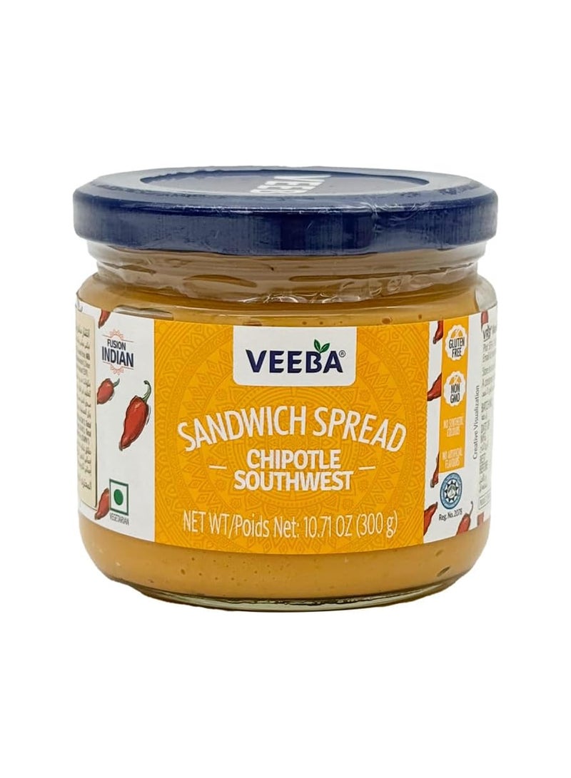 Veeba Southwest Chipotle Sandwich Spread 300g - Image 1