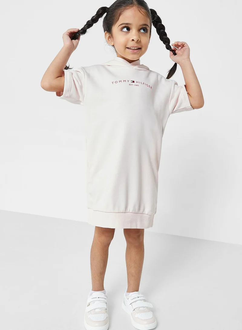 TOMMY HILFIGER Kids Essential Hooded Dress