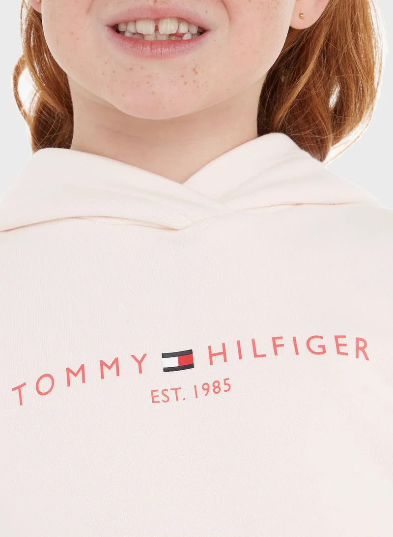 TOMMY HILFIGER Kids Essential Hooded Dress