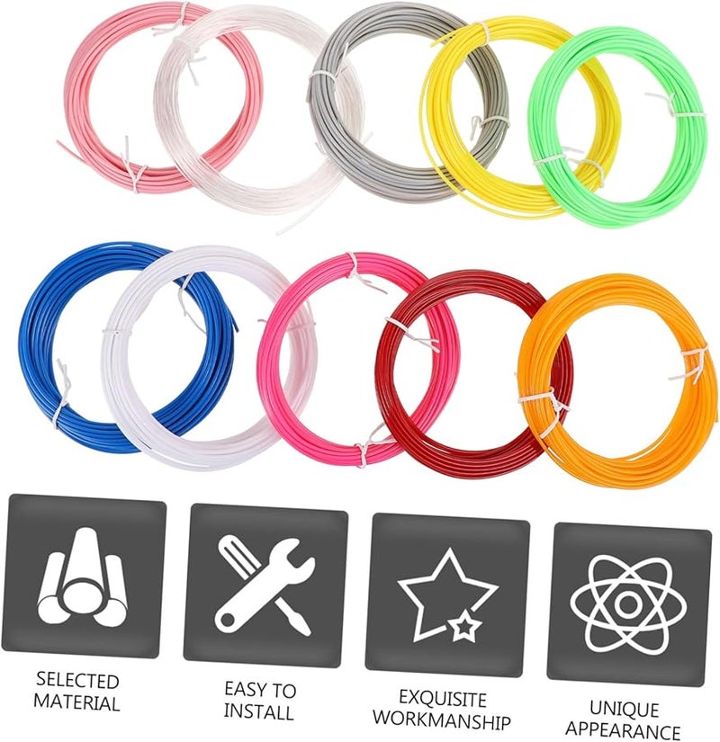 10Pcs High Temperature Printing Pen Wires Smooth No Clogging Filaments Random Colors - Image 5