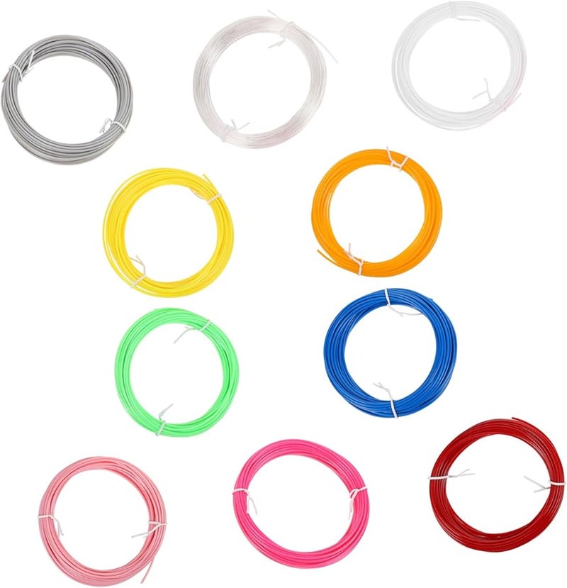 10Pcs High Temperature Printing Pen Wires Smooth No Clogging Filaments Random Colors - Image 1