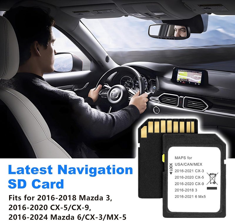 RVgolf Latest Version Navigation Car GPS SD Card for Mazda Vehicles - Image 2