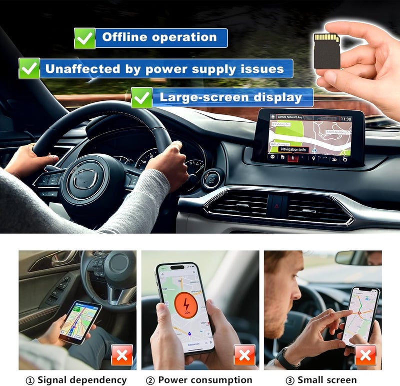 RVgolf Latest Version Navigation Car GPS SD Card for Mazda Vehicles - Image 4