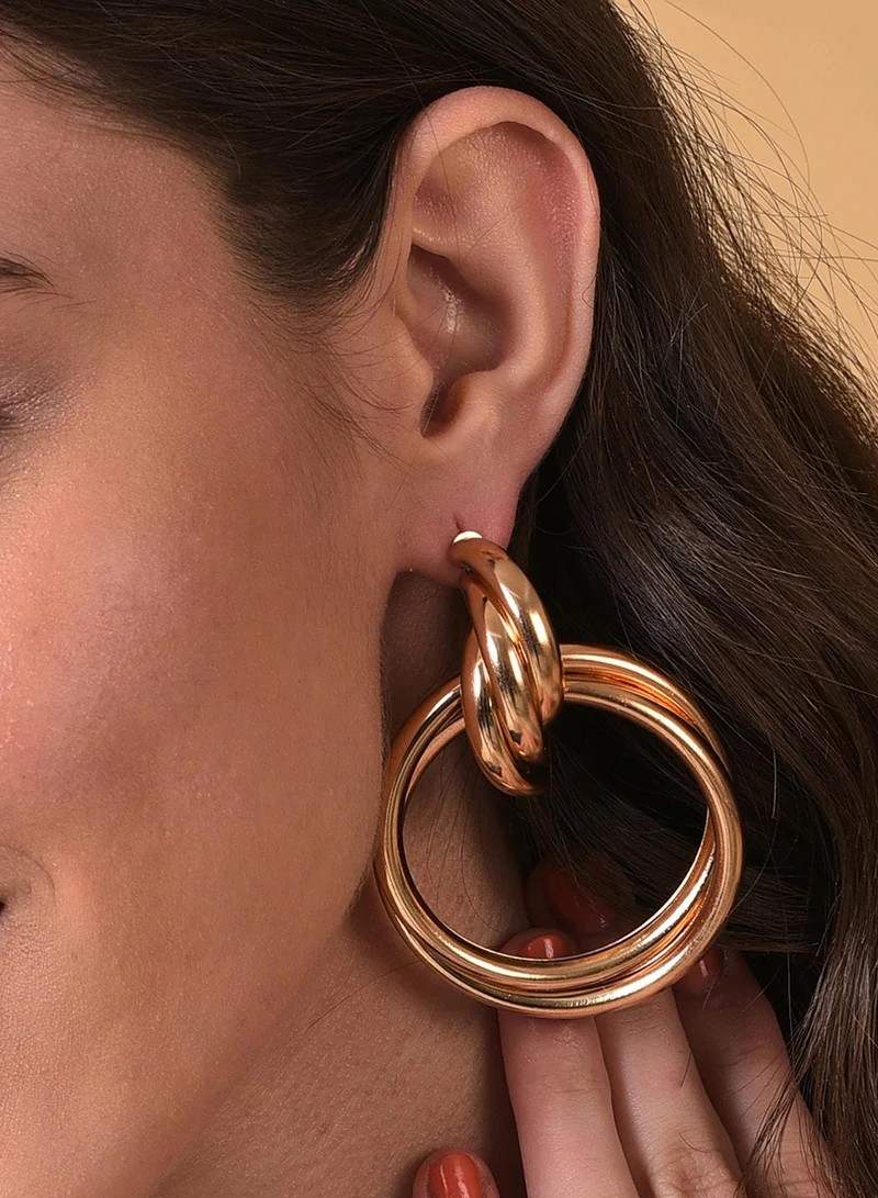 Sohi  Contemporary Artificial Hoop Earring Jewellery for Women | Best Price UAE