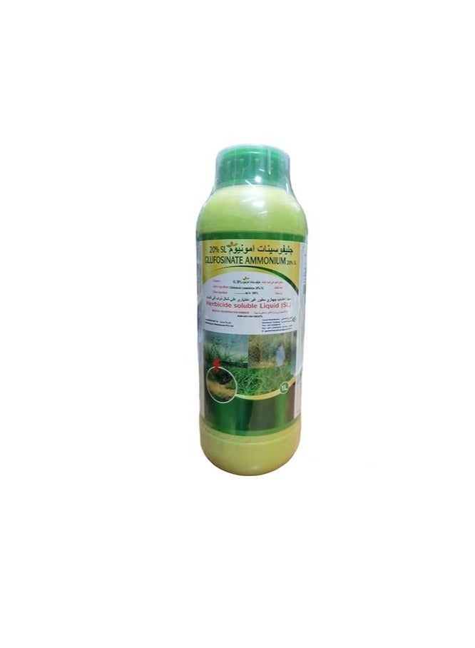 general Glufosinate Ammonium 20% Non-Selective Herbicide Soluble liquid 1 Liter - Image 1