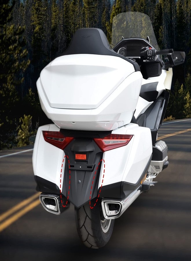 VEISUTOR Rear Fender Rear Mud Splash Guards for Gold Wing, Motorcycle Mud Flaps Guards for Honda Goldwing GL1800 2018 2019 2020 2021 2022 2023 2024 Accessories - Image 5