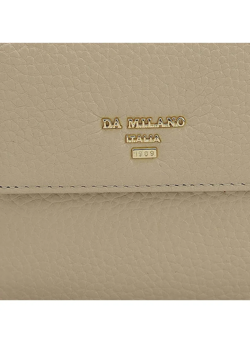Da Milano  Da Milano Genuine Leather White Ladies Wallet for Women | Best Price UAE