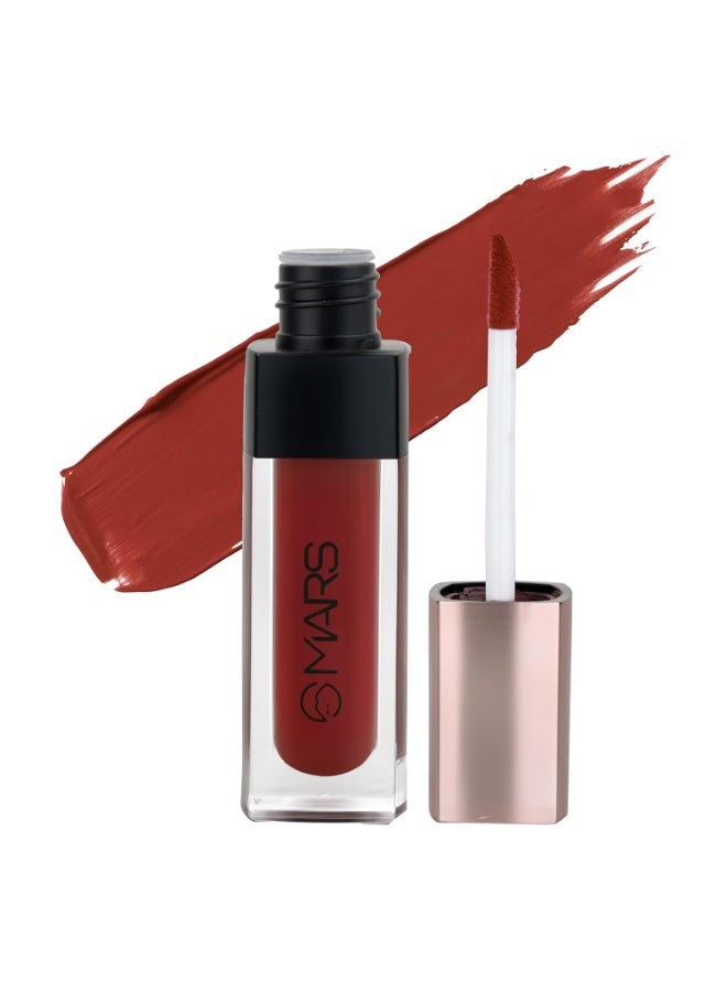 MARS Popstar Non-Drying Liquid Mousse Lipstick for Women with Matte Finish | Lightweight and Non-Sticky Formula | Up to 12 Hour Long Lasting | Transferproof & Waterproof (6.0ml) (11-Disco Nights) - Image 1