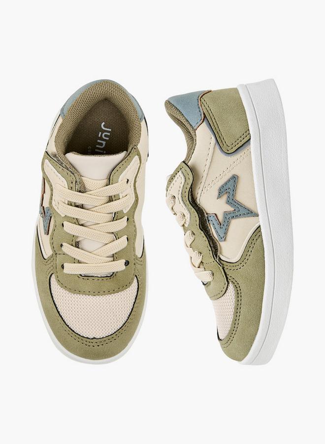 JUNIORS Boys Lace-Up School Sneakers - Image 1