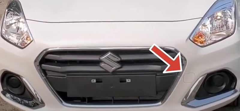 Auto-Ex Front Bumper Tow Hook Cover Cap Eye Cover Compatible/Replacement For Dzire (April 2020 to Oct 2024) / Swift Dzire Tour (Feb 2023 to Feb 2025) - Image 3