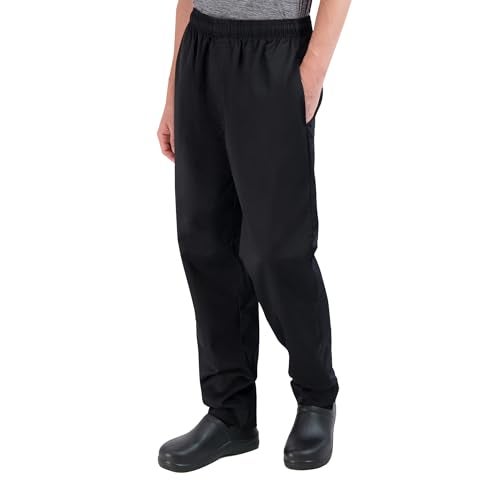 Happy Chef Poly Cotton Print Baggy Pants (Black, Large) - Image 5