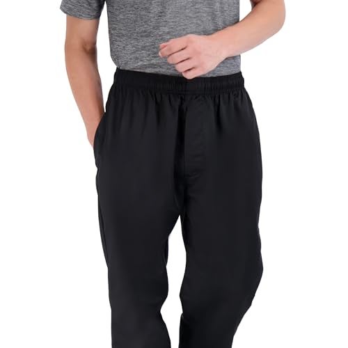 Happy Chef Poly Cotton Print Baggy Pants (Black, Large) - Image 3