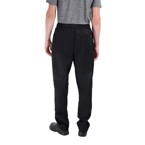 Happy Chef Poly Cotton Print Baggy Pants (Black, Large) - Image 4