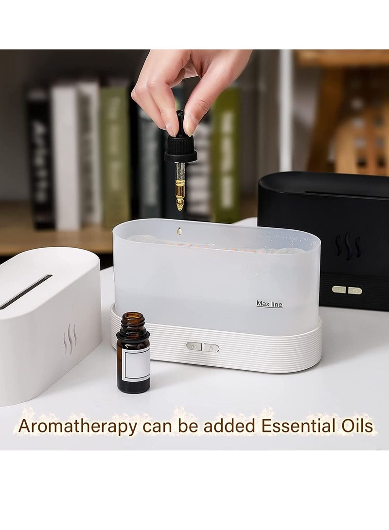 Flame Air Diffuser,Humidifier,Portable-Noiseless Aroma Diffuser for Home,Office or Yoga Essential Oil Diffuser with No-Water Auto-Off Protection  - Image 3