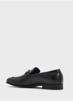 Robert Wood Textured Apron Trim Detail Formal Slip Ons  - Image 2