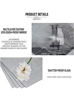 Generic Full-Length Mirror Hd Glass Mirror Frameless Splicing Mirror Bedroom Wall-Mounted Bathroom Mirror, Dressing Table Mirror, Student Dormitory Full-Length Mirror Decoration  - Image 2