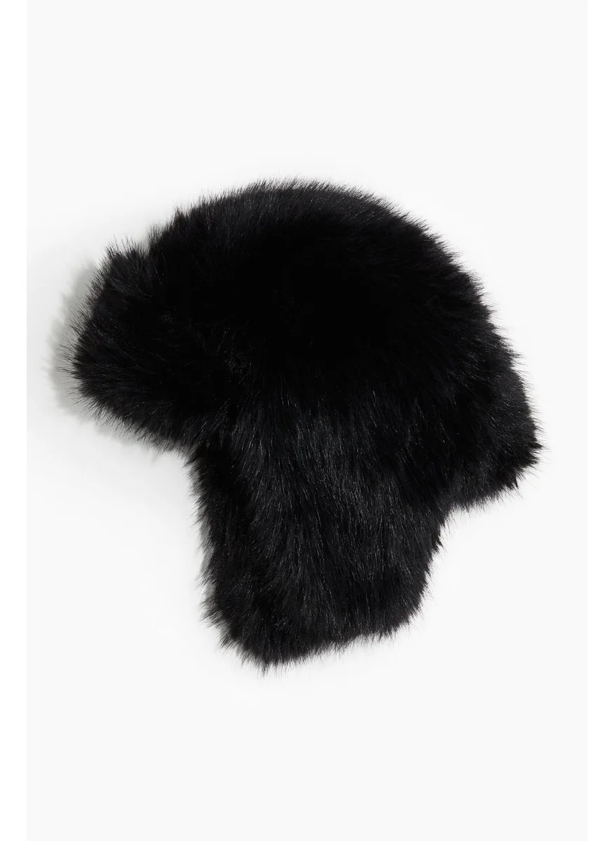 اتش اند ام Fluffy Earflap Hat