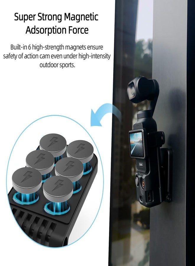 ITOTIN Magnetic Mount Stand Compatible for DJI Osmo Pocket 3 - Image 3