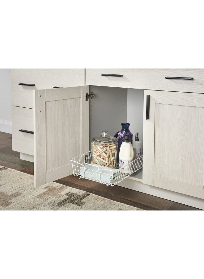ClosetMaid 53052 14-Inch Wide Cabinet Organizer, White