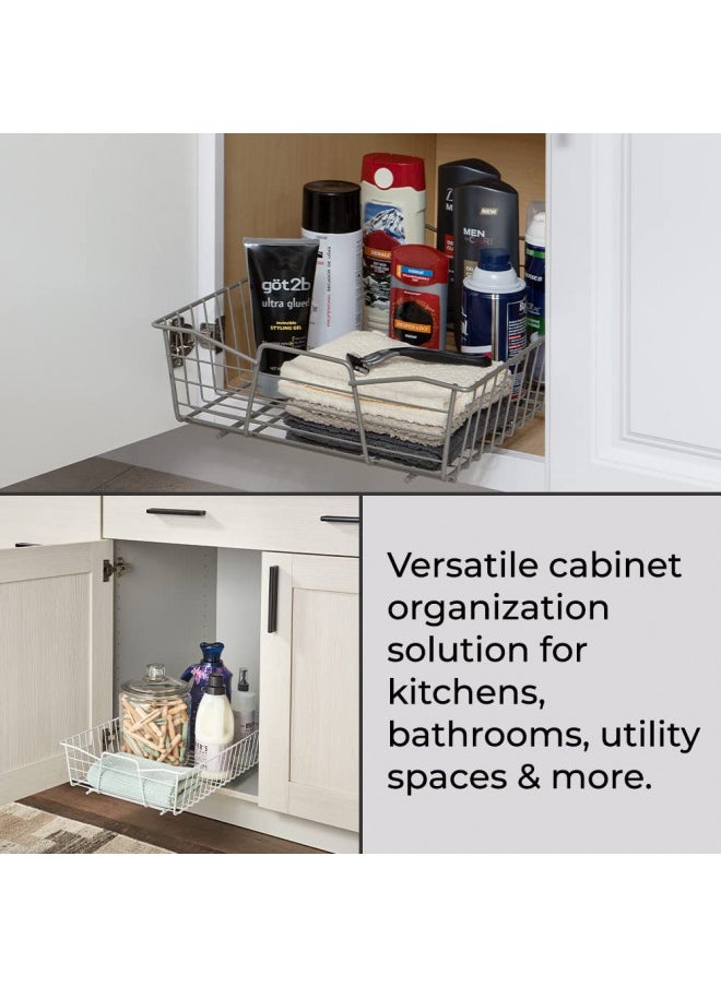 ClosetMaid 53052 14-Inch Wide Cabinet Organizer, White