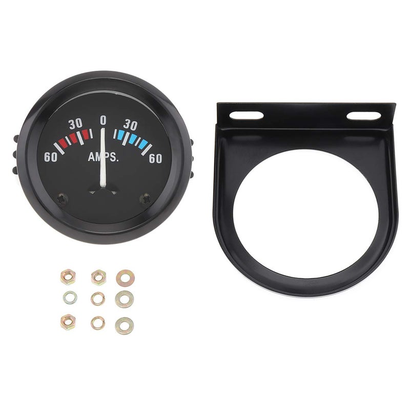 ePathChina 2" 52MM 12V 60-0-60 AMP Universal Ammeter Gauge Meter for Car/Boat/Truck/ATV - Image 3
