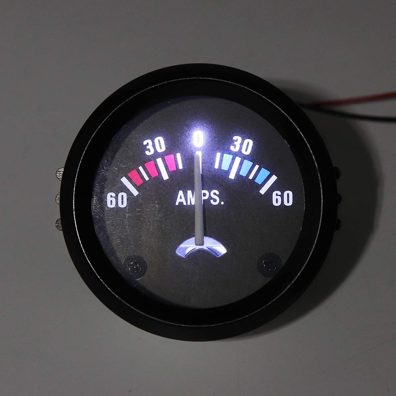 ePathChina 2" 52MM 12V 60-0-60 AMP Universal Ammeter Gauge Meter for Car/Boat/Truck/ATV - Image 5