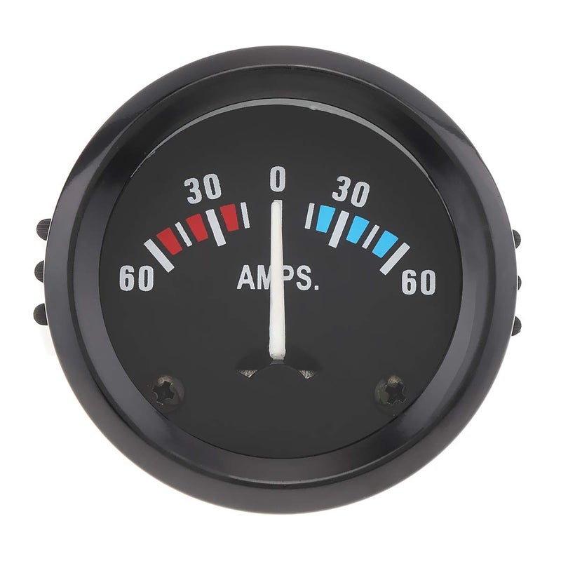 ePathChina 2" 52MM 12V 60-0-60 AMP Universal Ammeter Gauge Meter for Car/Boat/Truck/ATV - Image 1