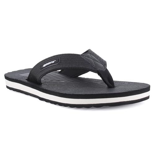 SPARX Mens SF0549G Blackwhite Flip-Flop - 10 UK (SF0549GBKWH0010) - Image 1