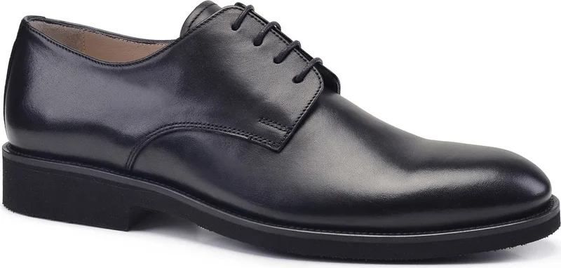 Nevzat Onay Black Casual Lace-Up Men's Shoes -12608-