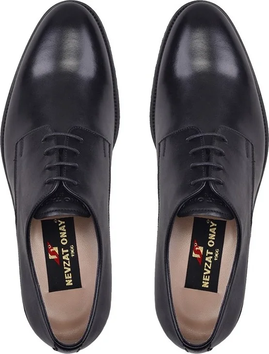 Nevzat Onay Black Casual Lace-Up Men's Shoes -12608-