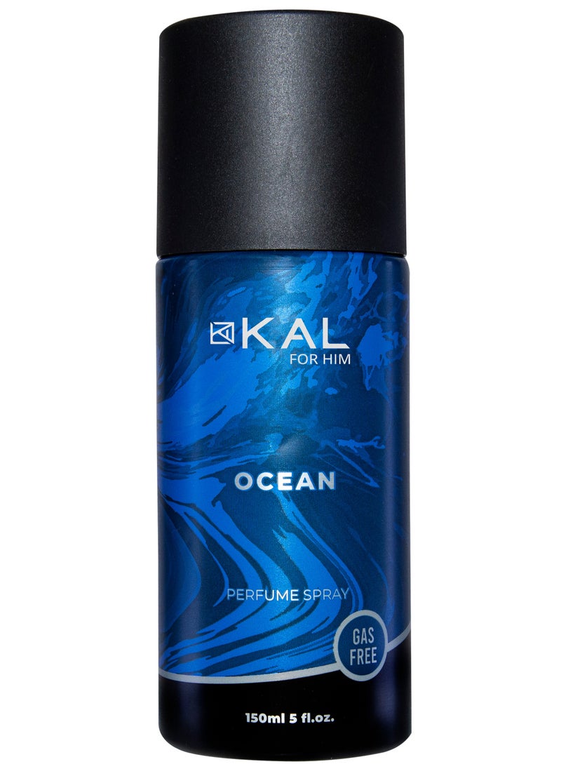 KAL - Ocean Perfume Spray For Men 150ml - Image 1