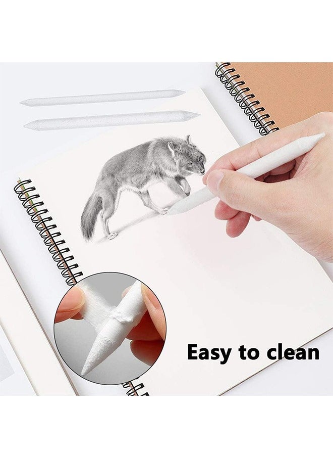 LENND - 13 PCS Blending Stumps and Tortillions Paper Art Blenders ,with Sandpaper Pencil Sharpener Pointer for Student Artist Charcoal Sketch Drawing Tools - Image 1