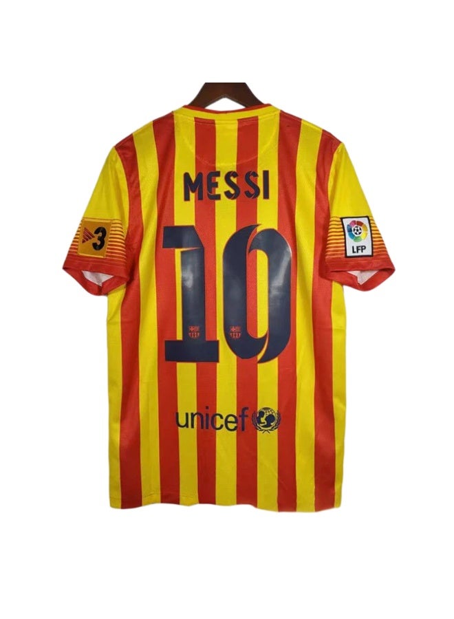 ميسي 2013-2014 برشلونة بعيدا الرجعية لكرة القدم موحدة #10 ميسي لكرة القدم جيرسي هدية للجماهير والأصدقاء - Image 1