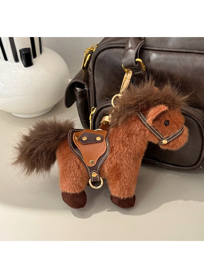 Weltston Year Of The Horse Mascot Plush Toy Zodiac Horse Doll New Year Gift Keychain - Image 3