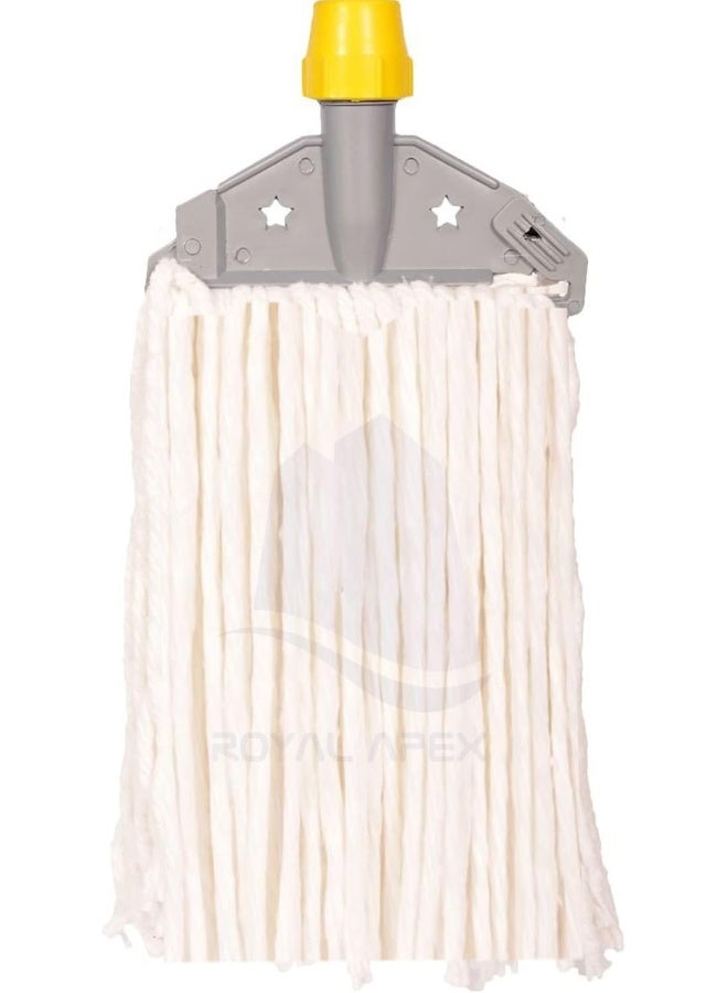 Royal Apex Cotton Mix Wet Mop Plastic Holder Long Lasting Superabsorbent For Floor Cleaning - Image 1