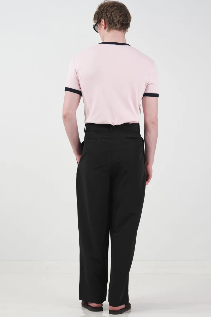 Giesto Black GIESTO Men's Straight-Leg Suit Pants for Men | Best Price UAE