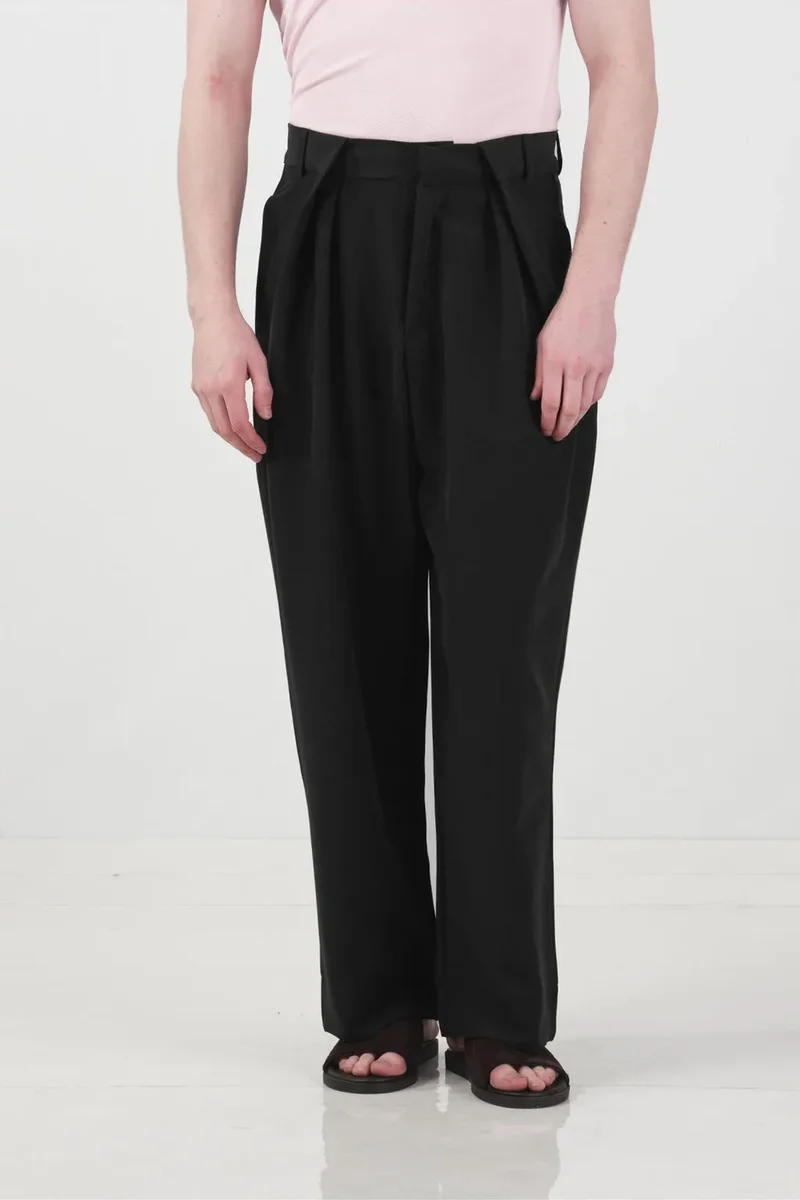 Giesto Black GIESTO Men's Straight-Leg Suit Pants for Men | Best Price UAE