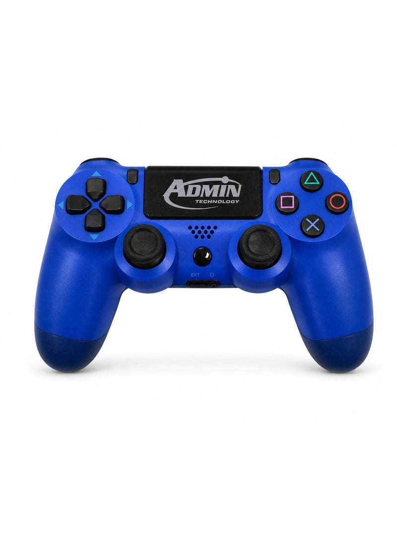 ADMIN TECHNOLOGY Professional Wireless Controller for PlayStation 4 (PS4/Slim/Pro/) with 6-Axis Motion Sensor, Interactive Touchpad, 3.5mm Audio Jack, and Dual Vibration - High-Precision Royal Blue Gamepad - Admin Technology - Image 3