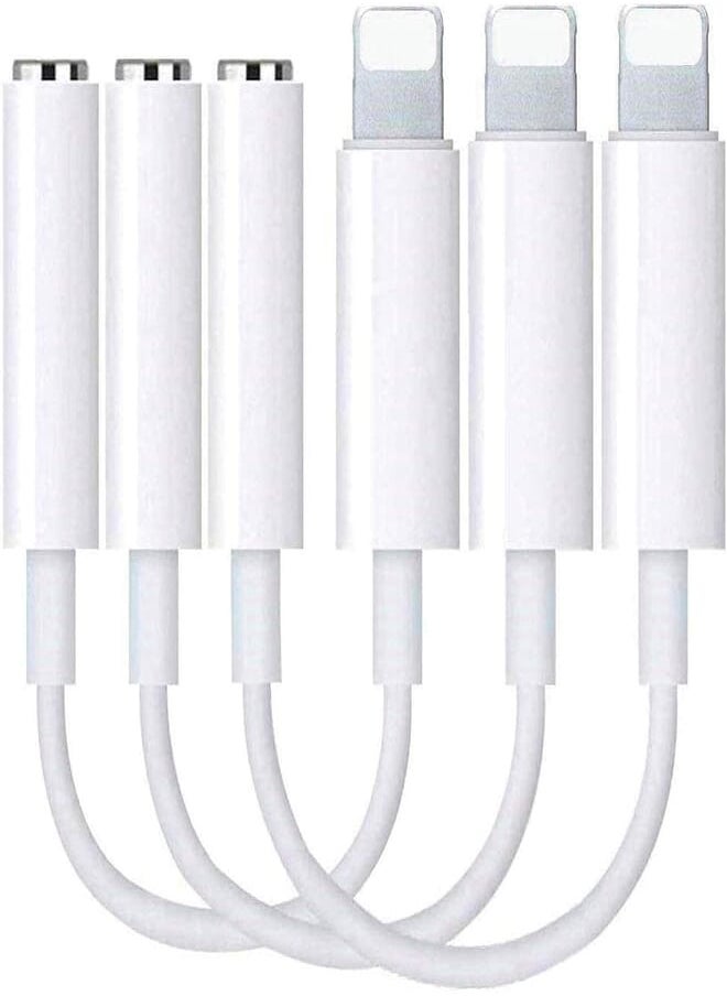Veetone - Veetone 2 Pack Lightning to 3.5 mm Headphone Jack Adapter, Apple MFi Certified iPhone Dongle for iPhone 14/13/12/11/SE 2020/XR/XS/X/8/7/iPad, Support All iOS - Image 1