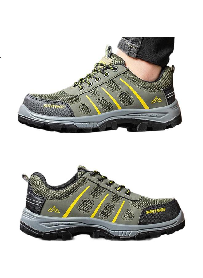 Old housekeeper Old Steward Labor Protection Shoes Men'S Super Light Breathable Steel Toe Smash-Proof And Stab-Proof Work Site Safety Shoes La Function Mountaineering Style 36 - Image 3