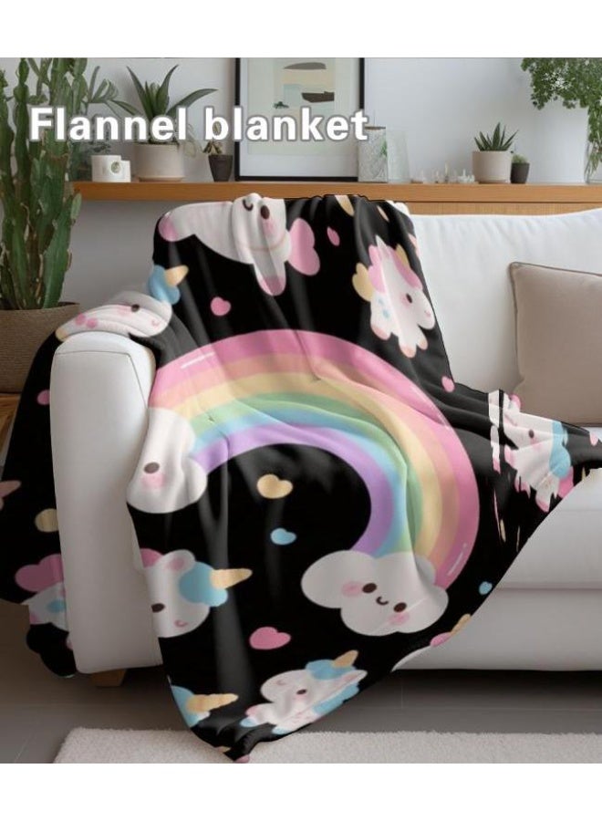 general Children's or student cartoon flannel thin blanket (warm and comfortable, suitable for sleep, games) 100cm*150cm - 1075 - Image 4