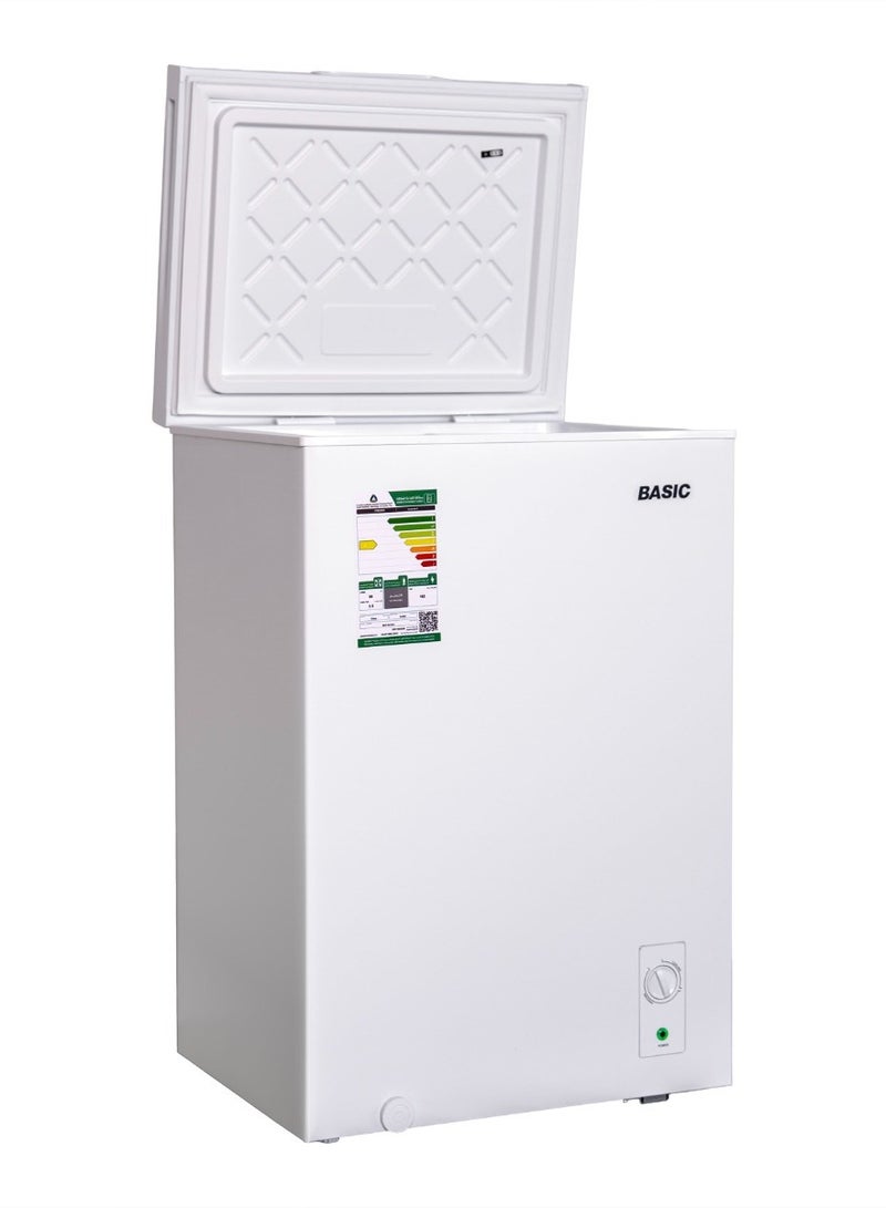 بازيك فريزر ارضي ، بيسك، 3.5 قدم ، 99 لتر , انفيرتر ، ابيض - BCF-M100V - Image 3